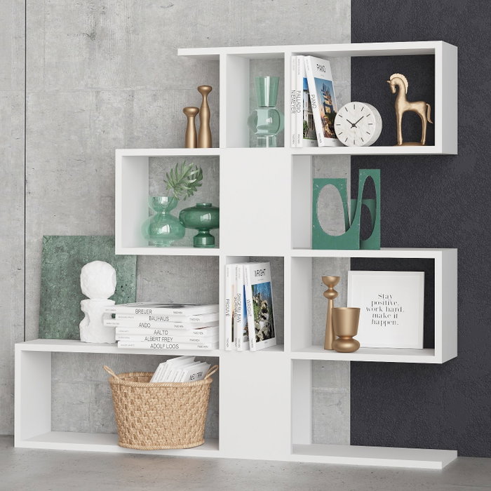 Hanah Home Karlin - Estantería Blanca Hanah Home Karlin - Estantería Blanca